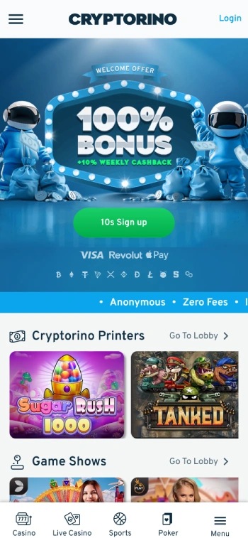 Cryptorino - Kasino Futuristik dengan Integrasi NFT