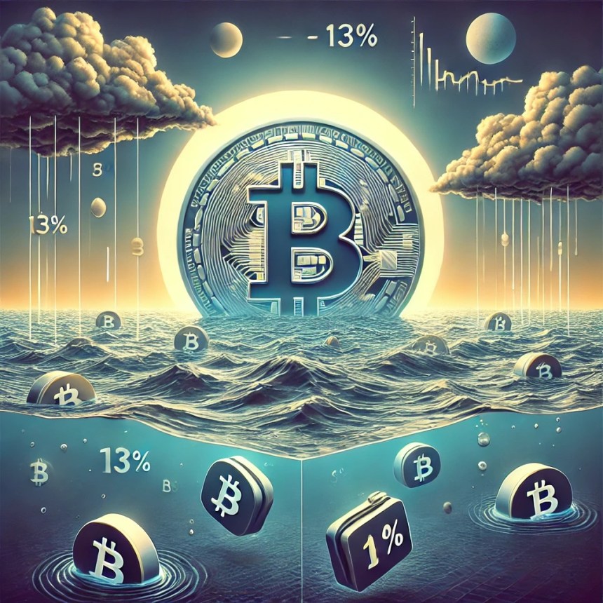 Short-Term Bitcoin Holders Only 13% in Profit—A Calm Before the Storm?