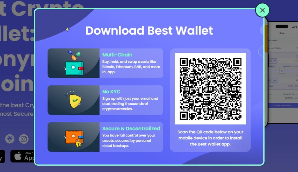 ดาวน์โหลดและตั้งค่า Best Wallet (เน้นความปลอดภัยของ Seed Phrase) 
