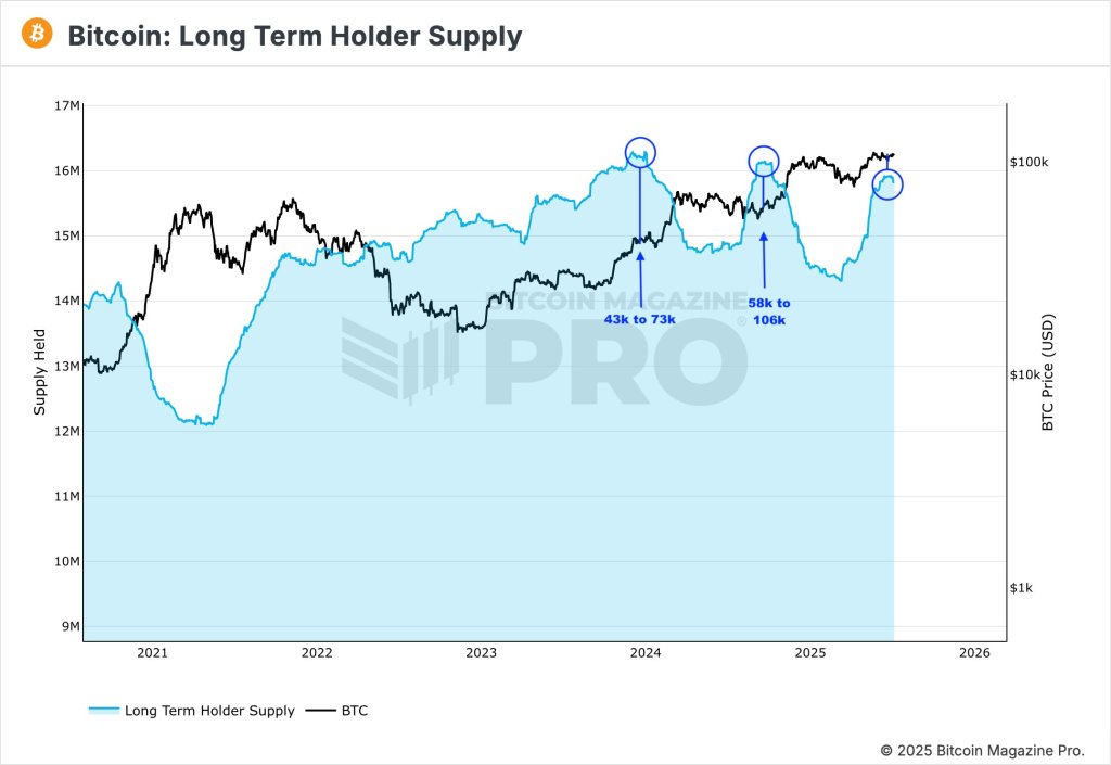 Bitcoin Long-Term Holder Supply