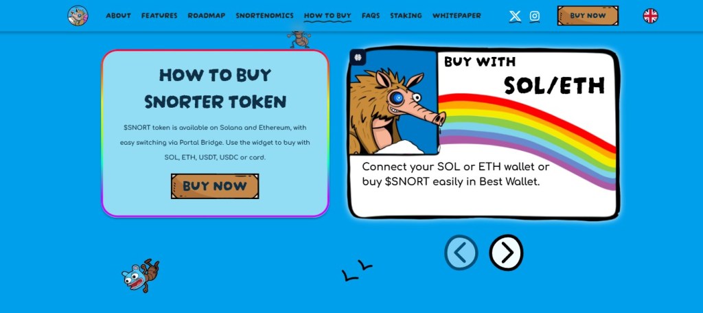Korak 3 – Spoji Best Wallet s predprodajom Snorter Tokena