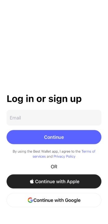 Klikni na „Sign Up“ alebo sa prihlás do účtu