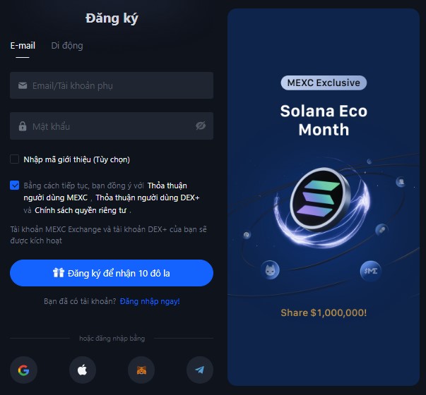 MEXC — Sàn Giao Dịch Crypto Rẻ Nhất 2025 Với Phí Giao Dịch Từ 0%