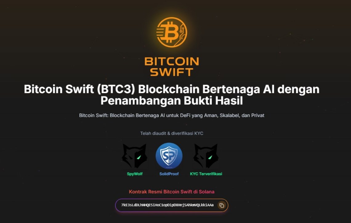 Mengenal Bitcoin Swift ($BTC3)