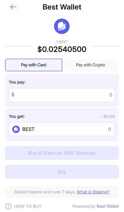 Metode Pembayaran - Cara Beli Best Wallet Token