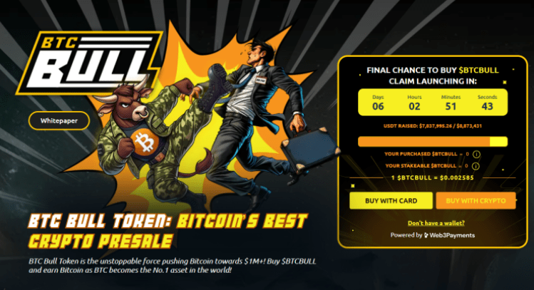 BTC Bull Token (BTCBULL) - Bitcoin atlīdzības un tokenu dedzināšana kā vērtības celšanas stratēģija