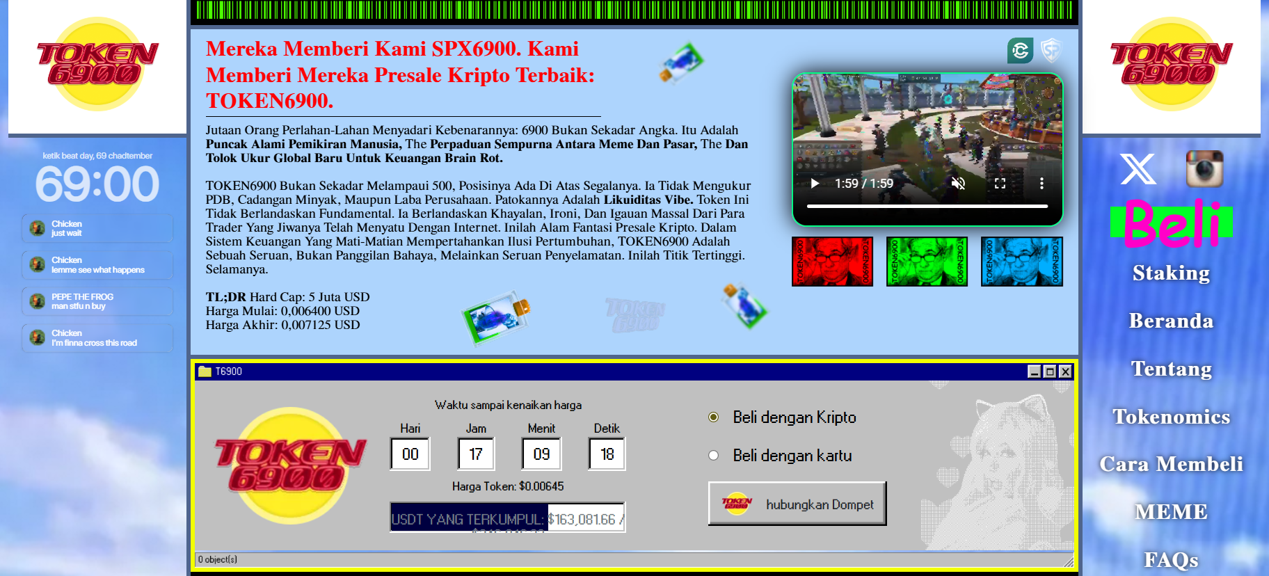 Prediksi Harga TOKEN6900