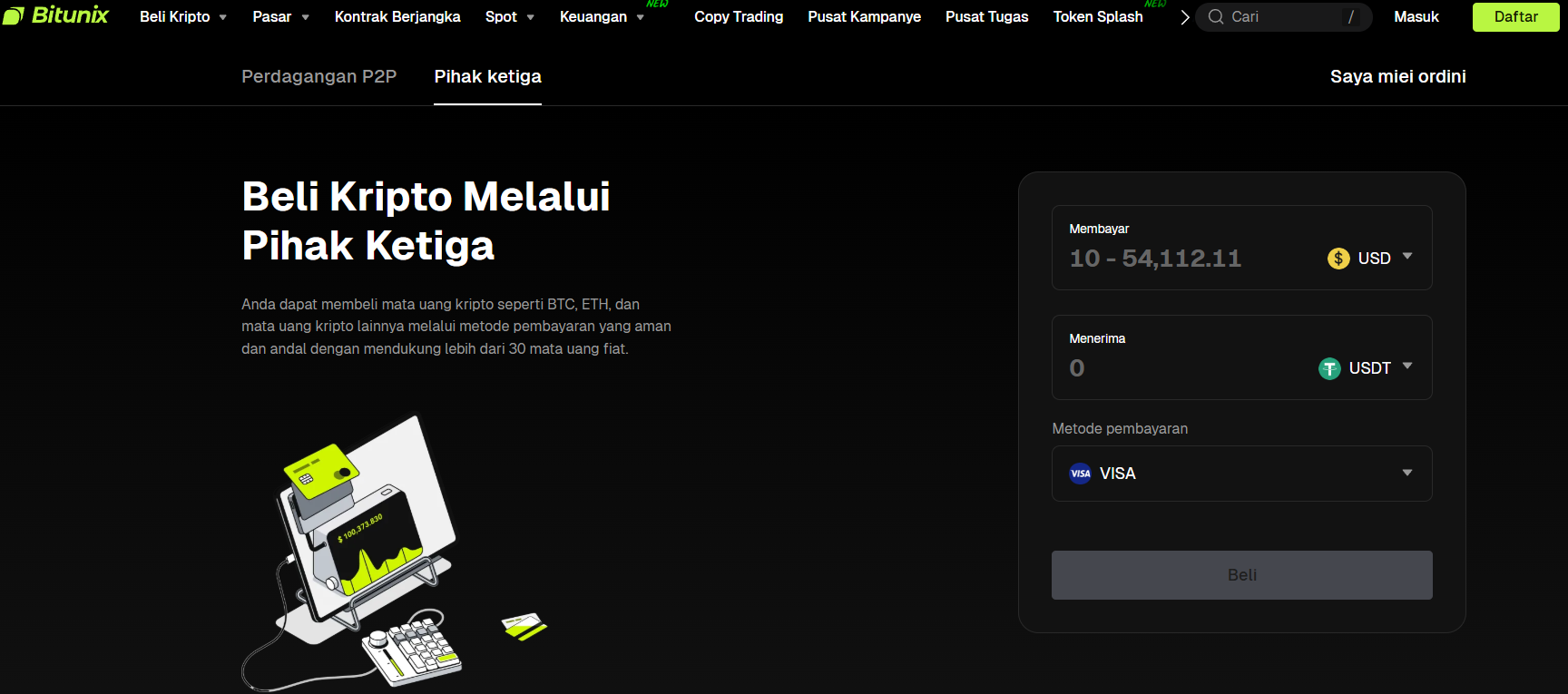 Pihak Ketiga Bitunix - Bitunix review