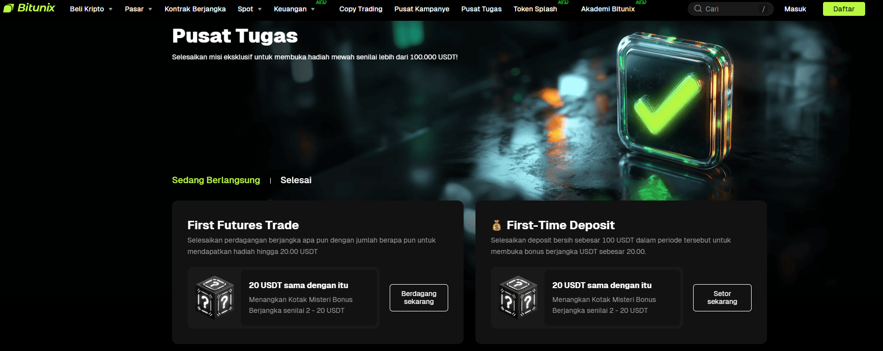 Pusat Tugas Bitunix - Bitunix review