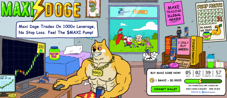 Maxi Doge ($MAXI) - Una nueva moneda meme de estilo de vida para entusiastas de las criptomonedas