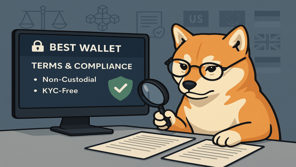 Reglementări și conformitate: Ce trebuie să știi când folosești Best Wallet