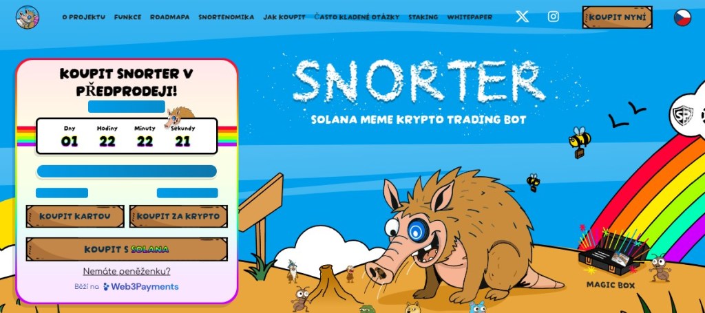Snorter ($SNORT): Nový šílenec, který vyčenichá další pumpu