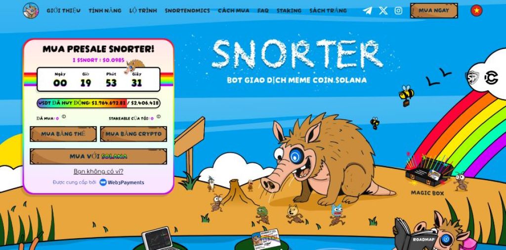Snorter Token - Bot giao dịch tiền điện tử