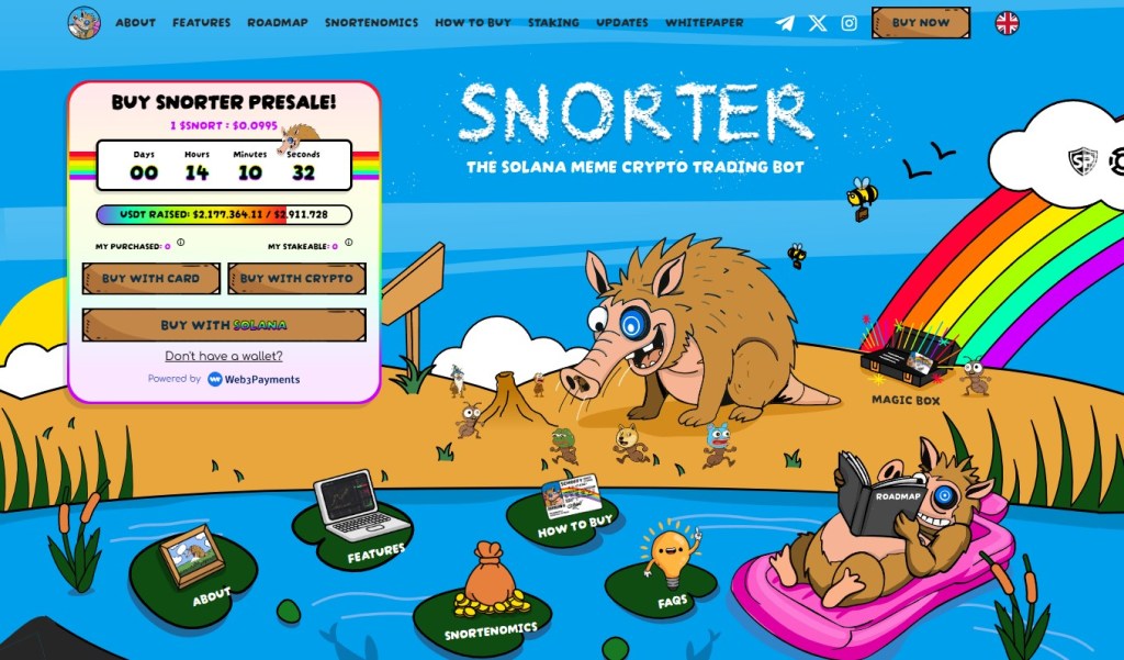 3. Snorter Token ($SNORT): Trgovačka moć izravno u Telegramu
