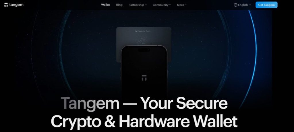 3. Tangem Wallet – fizična web3 denarnica z visoko varnostjo