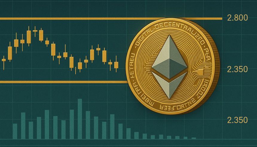 Ethereum Range Tightens – Liquidity Looms At $2,800 And $2,350