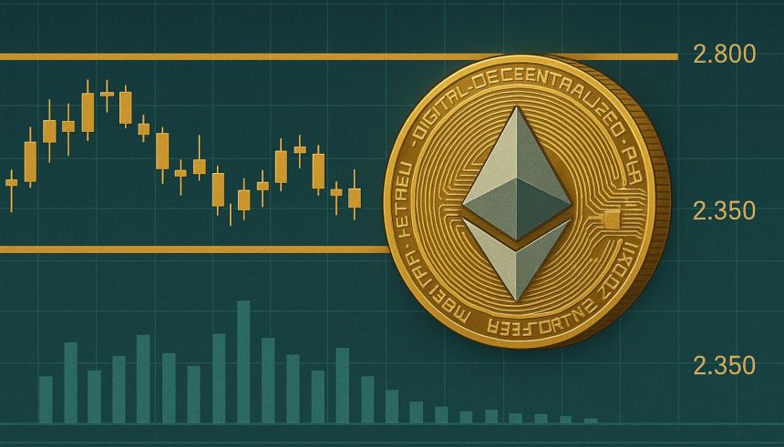 Ethereum Range Tightens – Liquidity Looms At $2,800 And $2,350