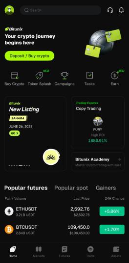 app de Bitunix