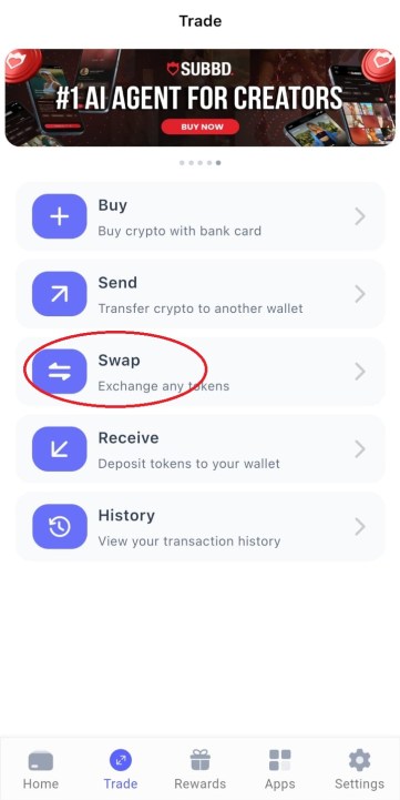 Swap Crypto - exchange crypto terbaik di indonesia untuk pemula