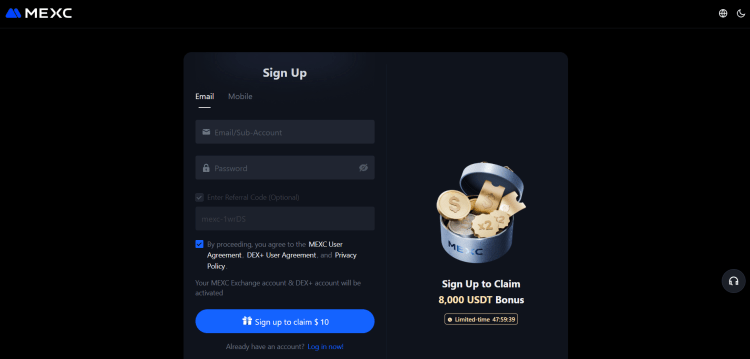 exchange crypto p2p - MEXC