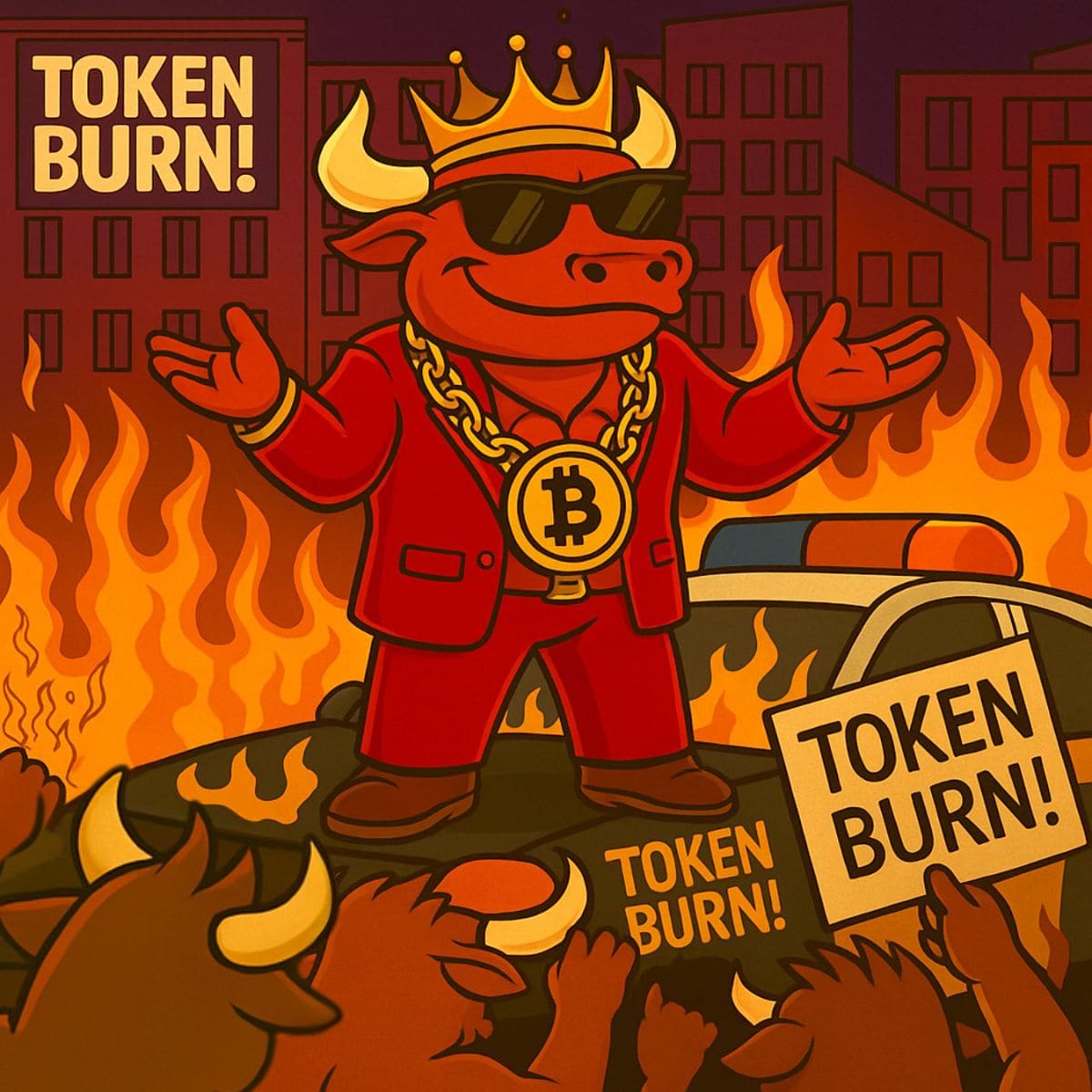 Paskutinės 3 dienos: BTC Bull Token sudegina 35 % bendro tiekimo – ar laukia 10 kartų augimas?