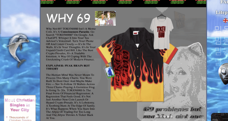 TOKEN6900 sugrąžina tyriausią memų monetų energiją