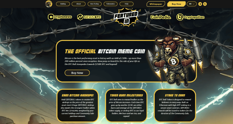 BTCBULL: deginimas, stakingas ir išmokos