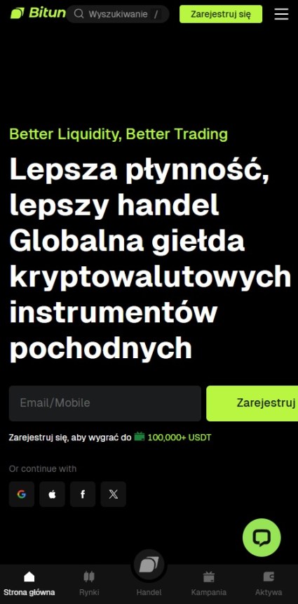 giełda Bitunix opinie interfejs