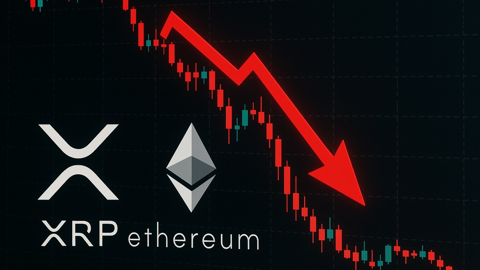 Cryptomarkt correctie met XRP koers crash en Ethereum $163 miljoen verlies door liquidaties