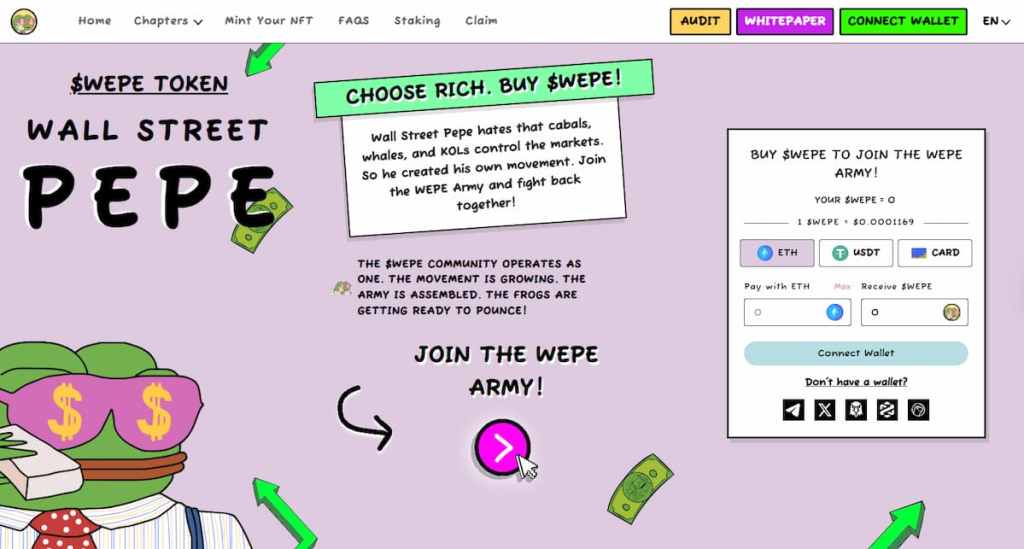 WEPE (Wall Street Pepe)