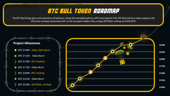 Estrutura de recompensa. Fonte: BTCBull Token.