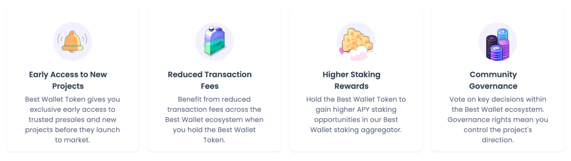 Best Wallet token benefits.