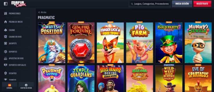 Mafia Casino es el mejor casino para jugar a títulos de Pragmatic Play