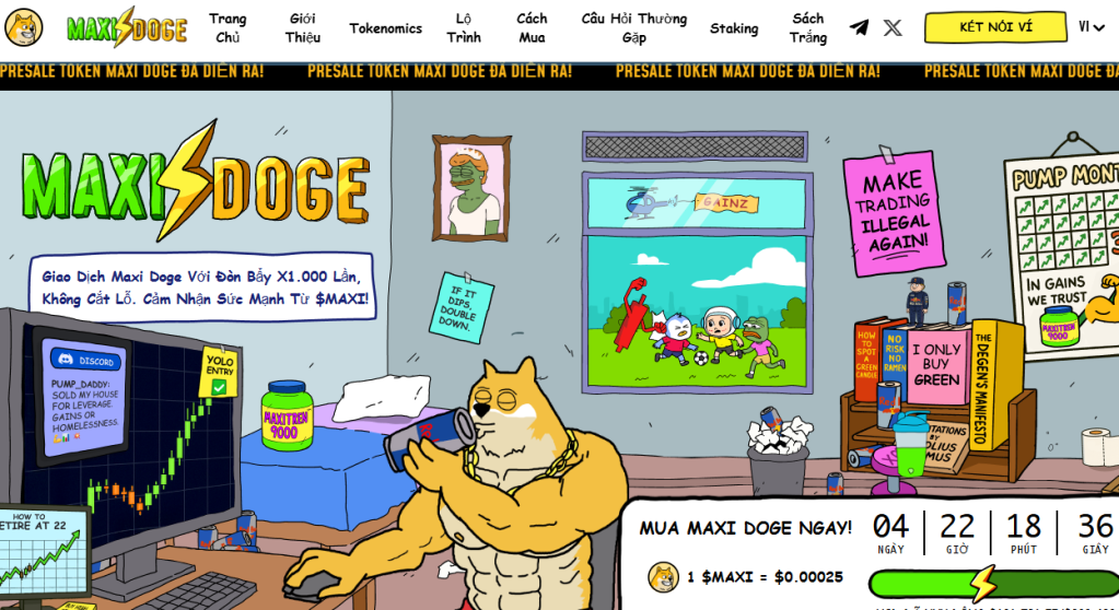 maxi doge Trang chủ: các đồng coin tiềm năng