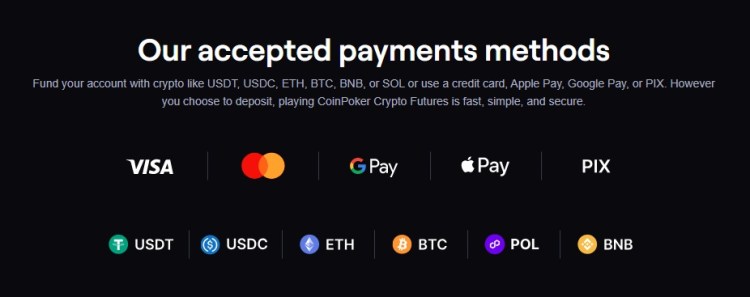 Meios de pagamento disponíveis 