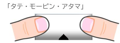 バカラ絞りの縦絞りでタテが見えた時のカード例