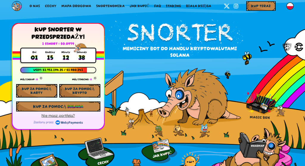 Snorter HOMEPAGE , 3 altcoiny, které sledovat ve druhém týdnu července 2025 