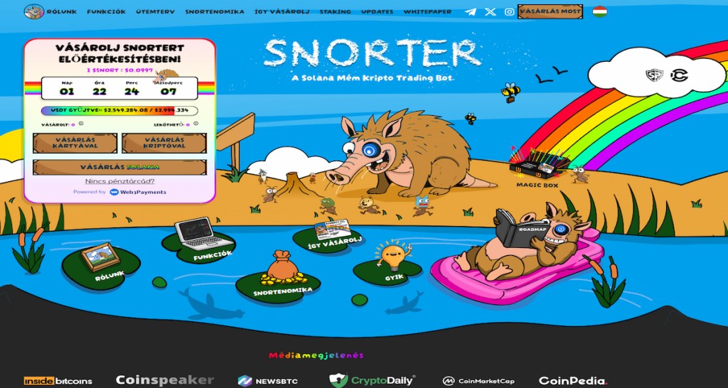 Snorter Token ($SNORT): Egy Mém, Amiből Mozgalom Lett