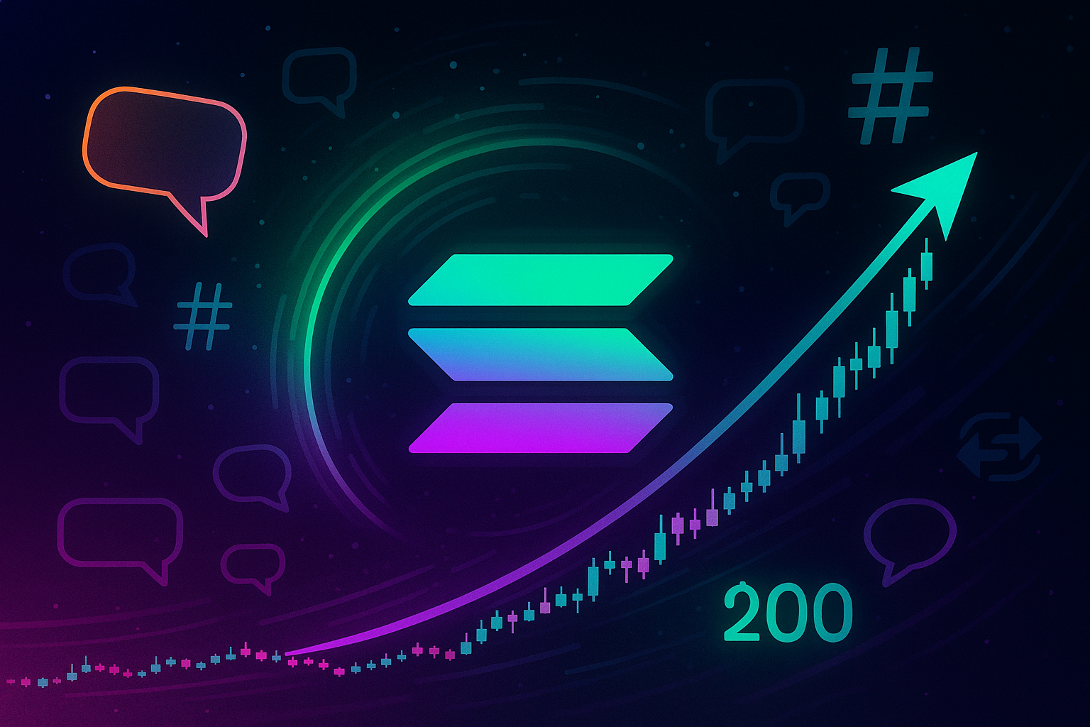 Solana Becomes The Talk Of Social Media As Price Hits $200