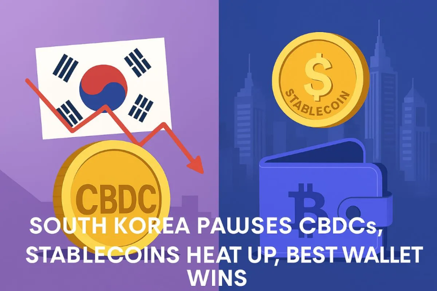 한국, CBDC 공식 철회… 스테이블코인 급부상 속 베스트 월렛의 경쟁력 부각
