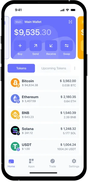 Nadopunite wallet s ETH, USDT ili SOL