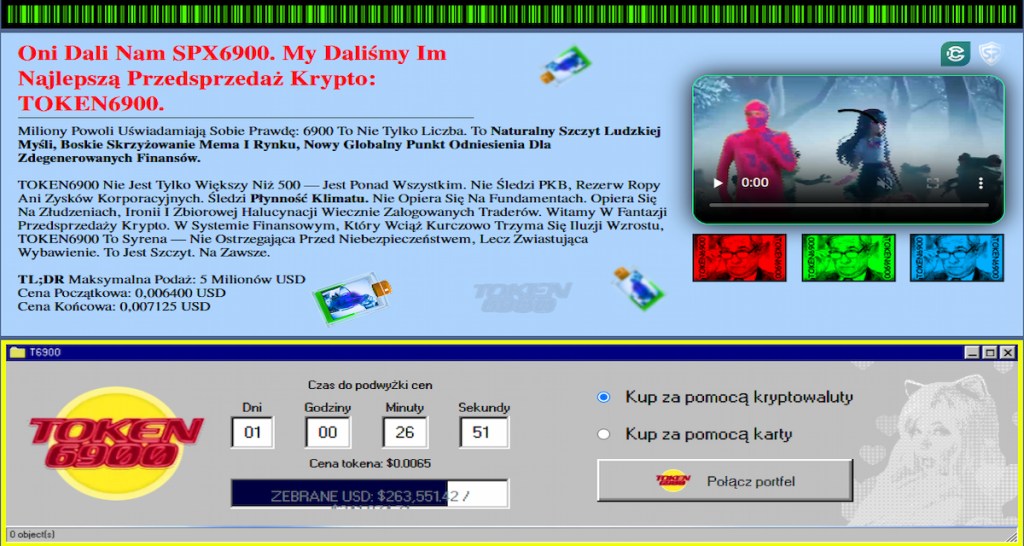 Token6900 – Szalony nowy gracz