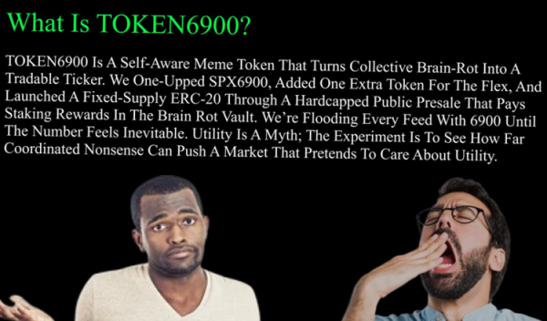 new-meme-coins What is TOKEN6900?