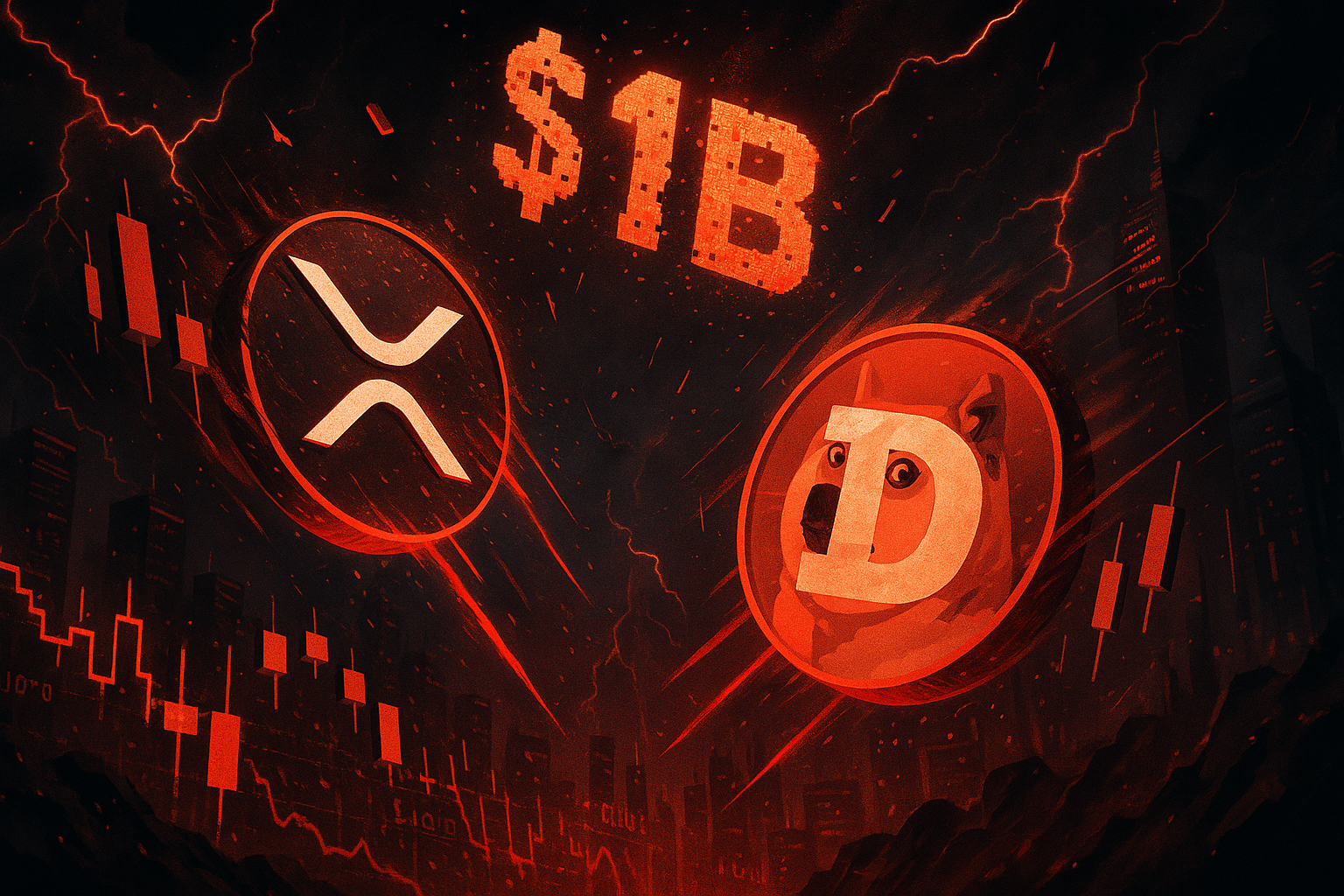 Crypto Liquidations Near $1 Billion As XRP, Dogecoin Crash 10%