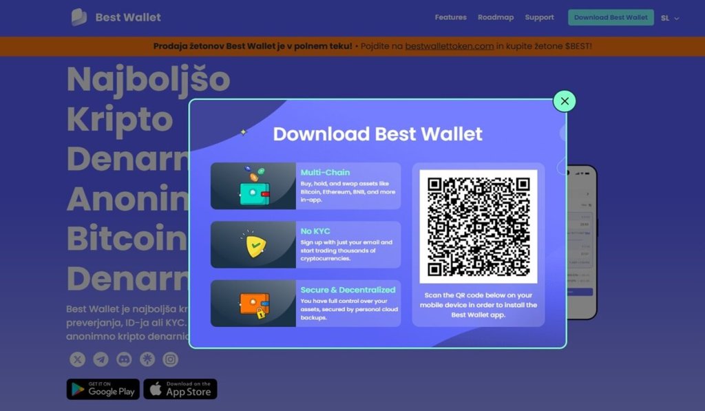 2. Izbira platforme za nakup Pi Coin-a