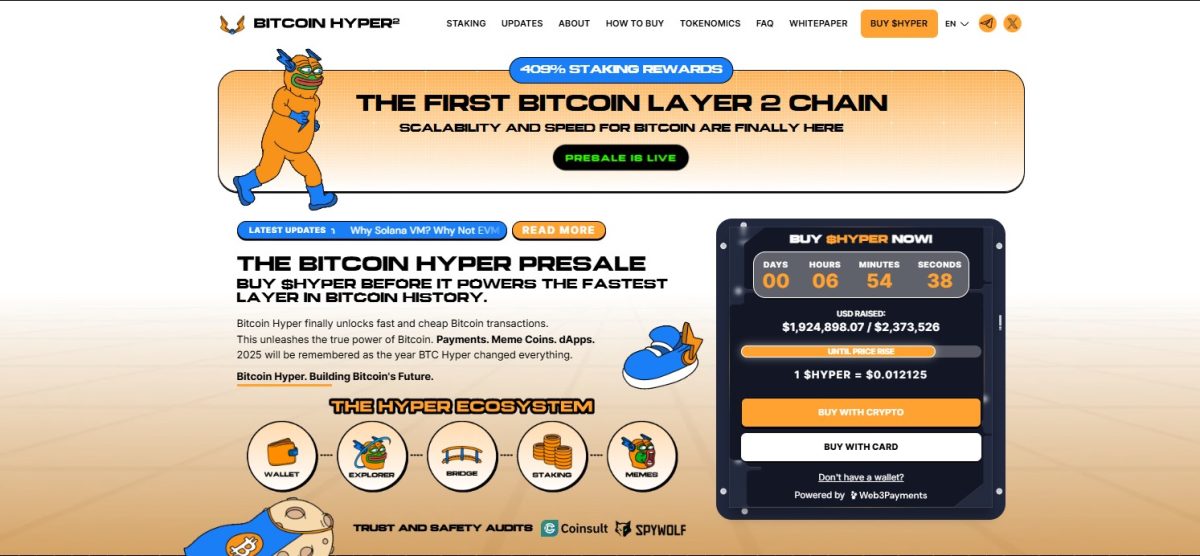 Bitcoin Hyper: Layer-2 Erő, amely új életet ad a Bitcoinnak