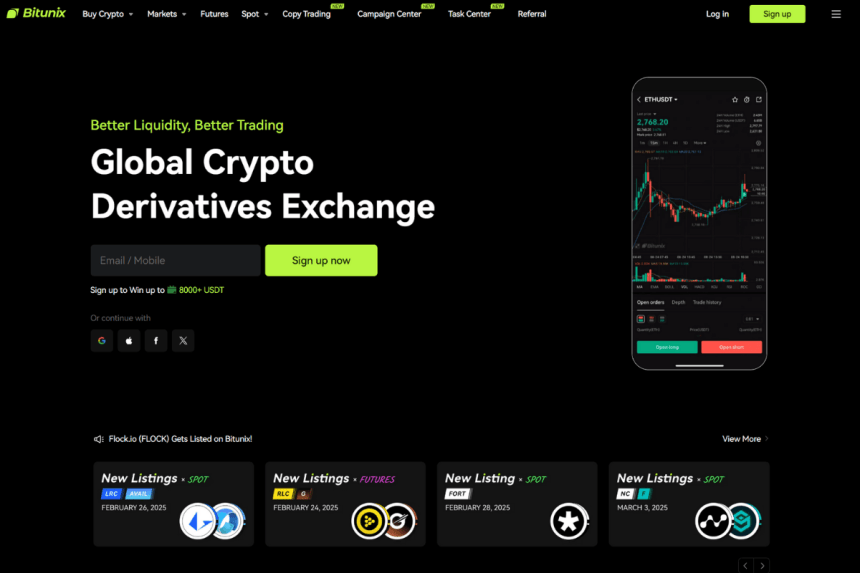 Bitunix ανταλλακτήρια κρυπτονομισμάτων