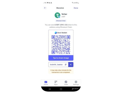 Převod prostředků na obchodní účet a nalezení páru PUMPD/USDT