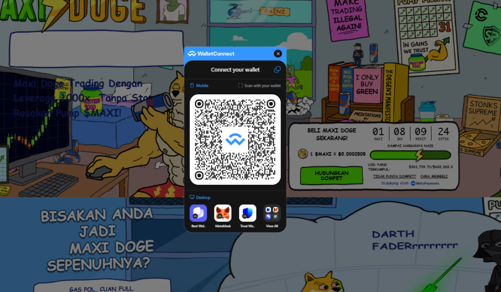 Beli maxi doge - prediksi harga maxi doge