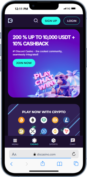 Discasino mobile